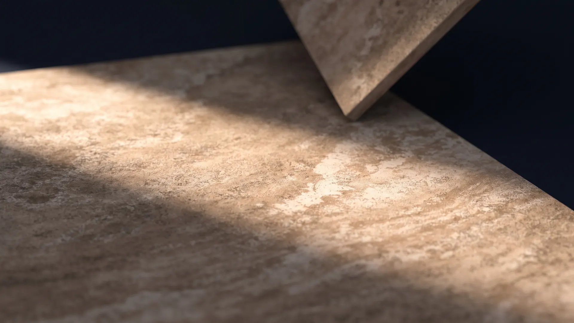 Stein Taupe Brown: die Oberfläche im Streiflicht