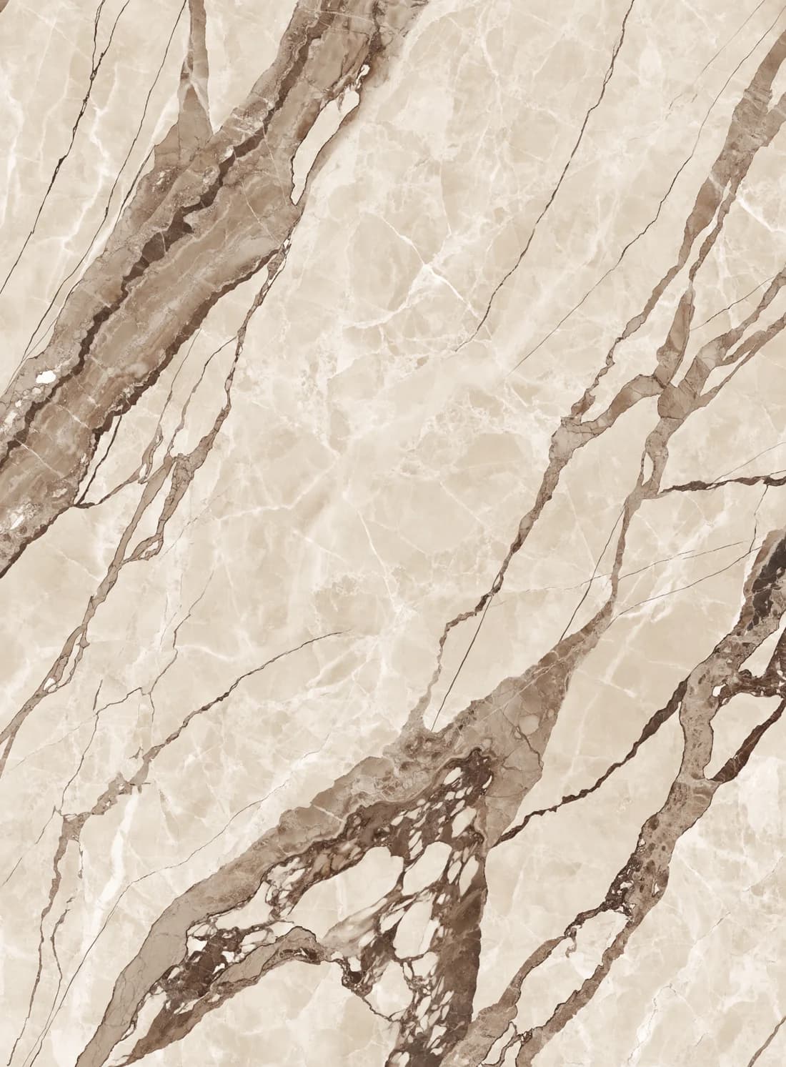 Marmor Beige Taupe II – Marmoroptik 60 × 120 cm